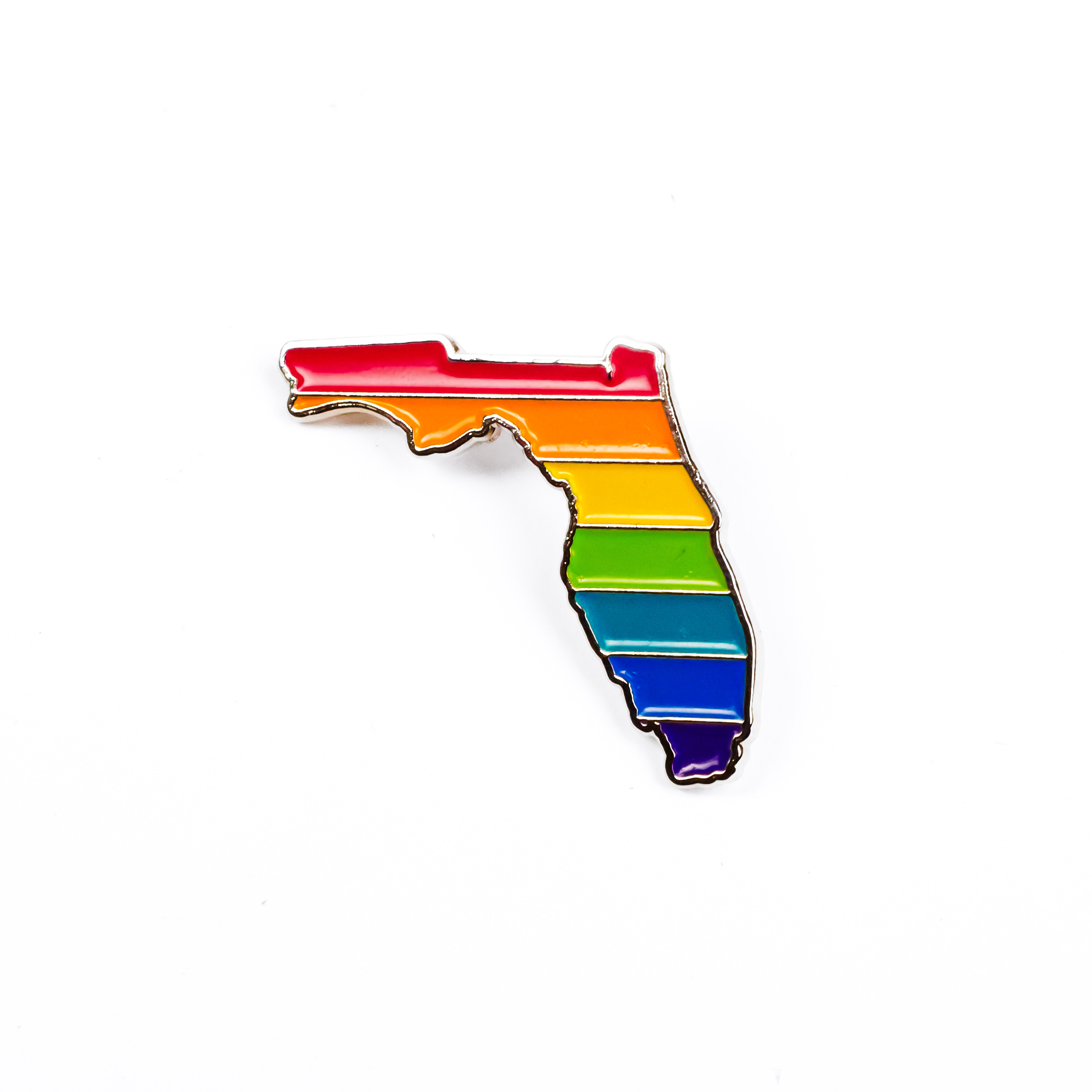 Rainbow Florida Enamel Pin